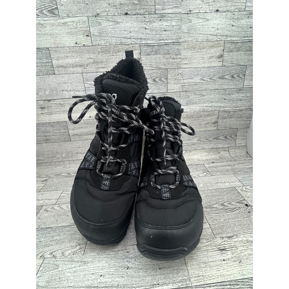 Xero Shoes Alpine Men Snow Boots Black Waterproof Minimalist Zero Drop Size 10 - Picture 2 of 16